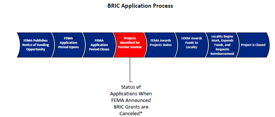 BRIC Application Process chart